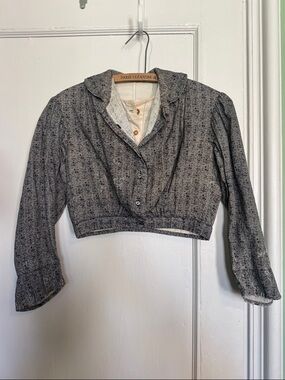 Authentic VICTORIAN era cropped blouse